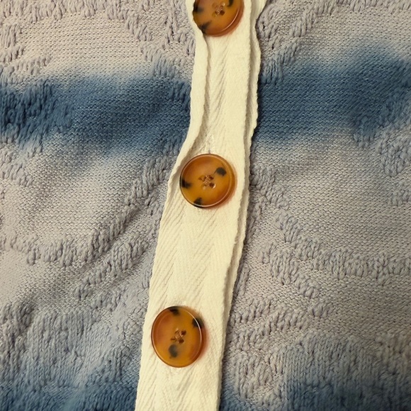 Free People Women’s Extra Small Sunrise Polo Henley Pullover Sweater Tie Dye - Picture 10 of 14